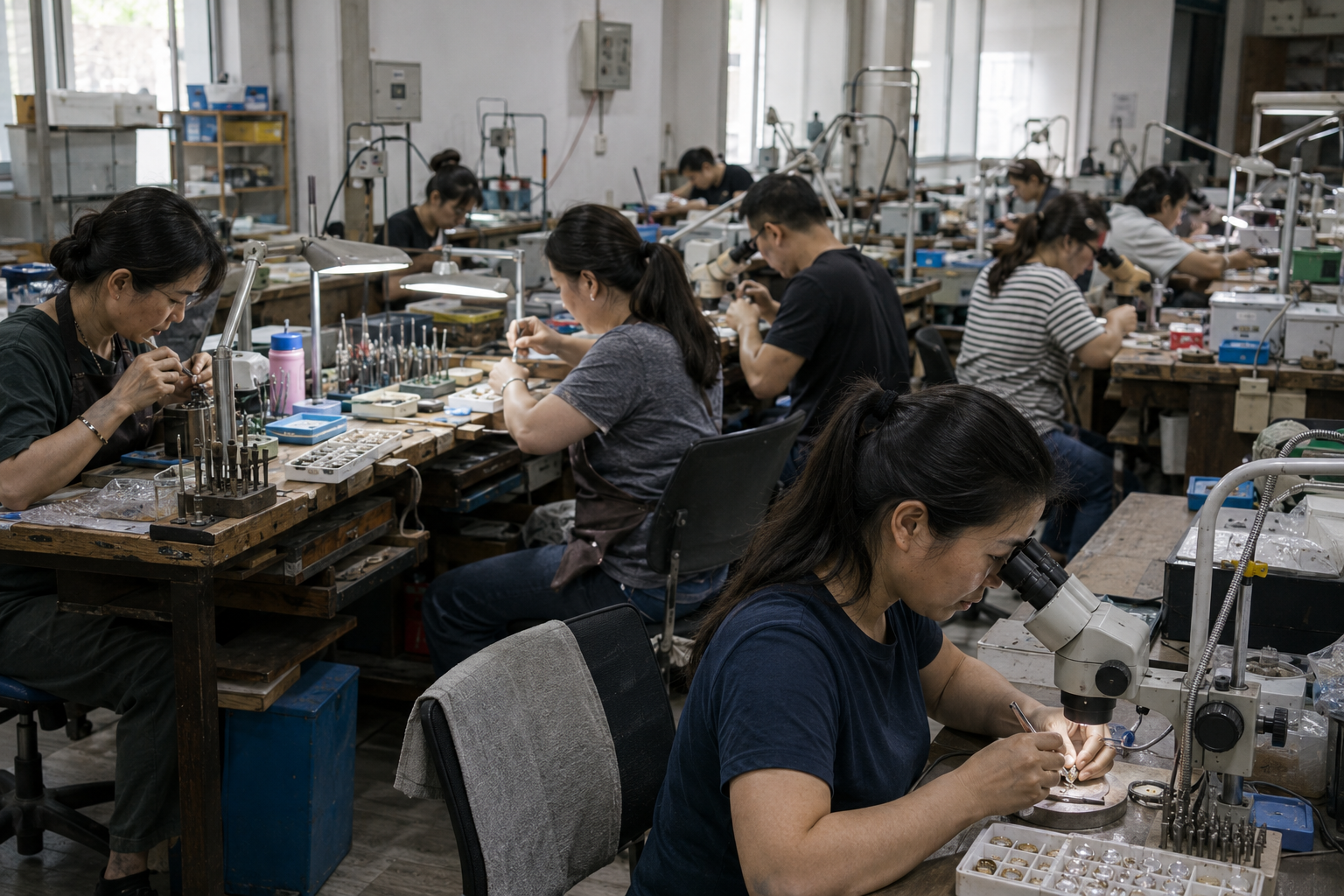 Jewelry manufacturing and stone setting capability